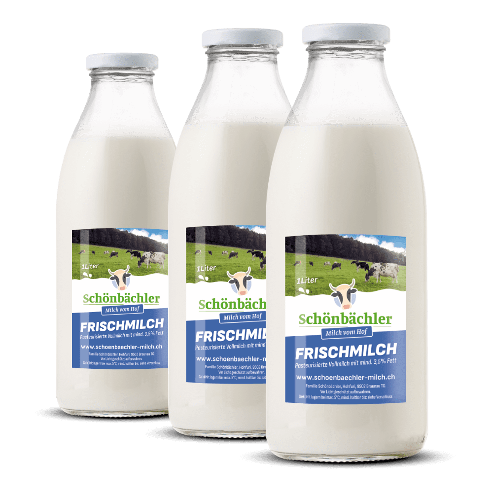 Schönbächler Milchflaschen